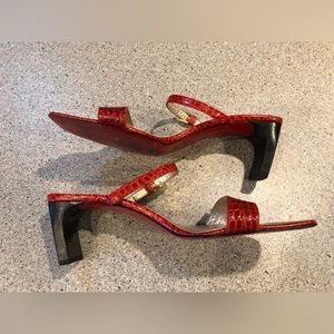 Max de Carlo RED Dress Sandal